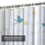 Nature Love Heart Aspen Tree Yellow Shower Curtain with 12 Hooks-314068194