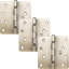 Charnières de porte à roulement à billes 4 po, angle de rayon de 1/4 po-97256968