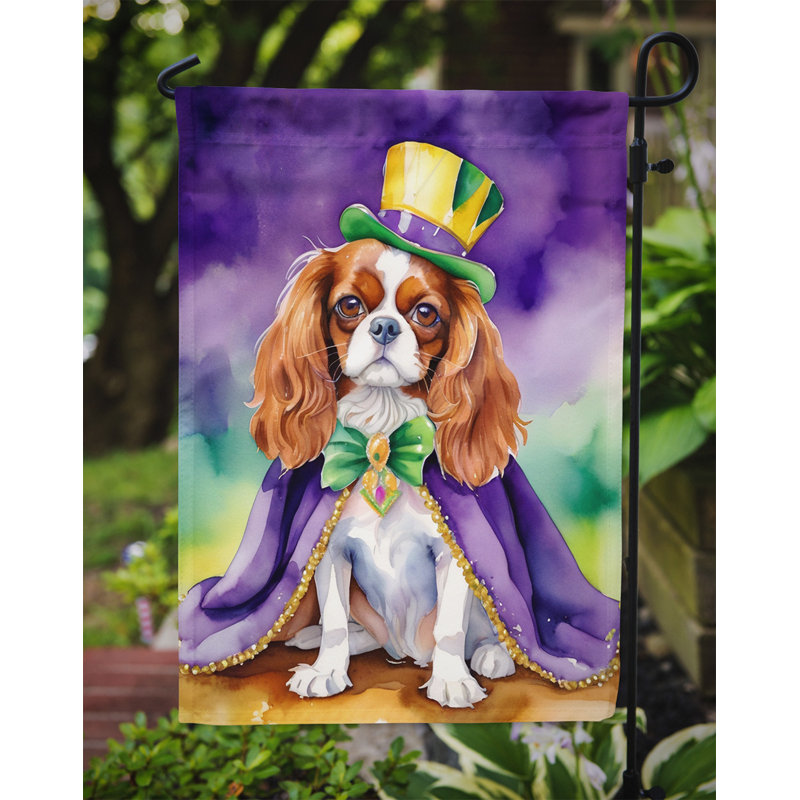 Drapeau de jardin double en polyester H 15,5 po x l 11,25 po