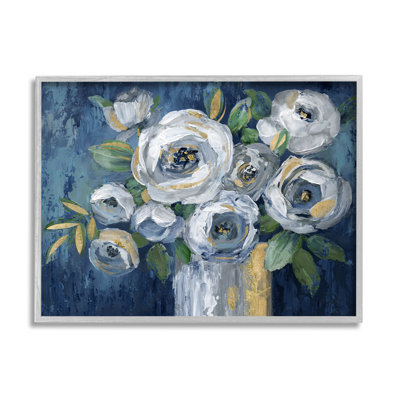 " Traditional White Peonies Flower Bouquet " by Nan