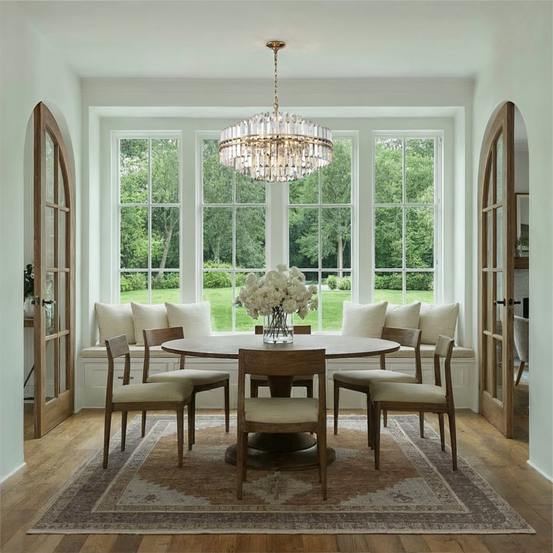 Lustre 28 po Cleckler, H 20,5 po x l 28 po x P 28 po