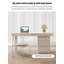 Bureau en bois massif clair et luxueux-2090302781