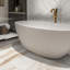 Carrelage de sol et mural en porcelaine polie aspect pierre Ventara Aurora Sands 24 po x 48 po-106905313