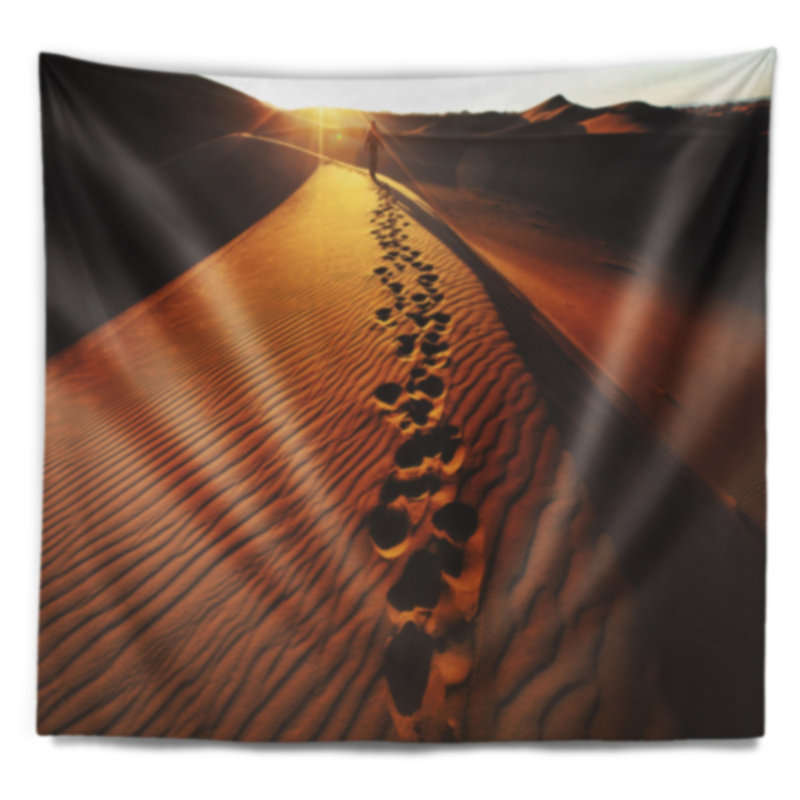 Tapisserie de namib hikers landscape, H 32 po x l 39 po