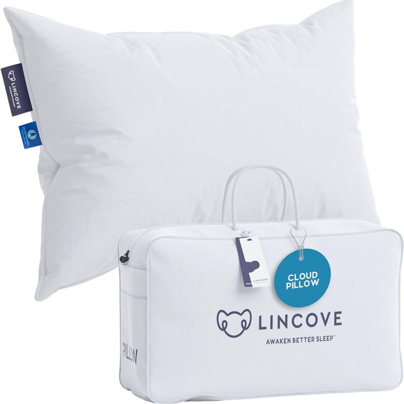 Oreiller en duvet nuage canadien, Grand 20 po x 36 po