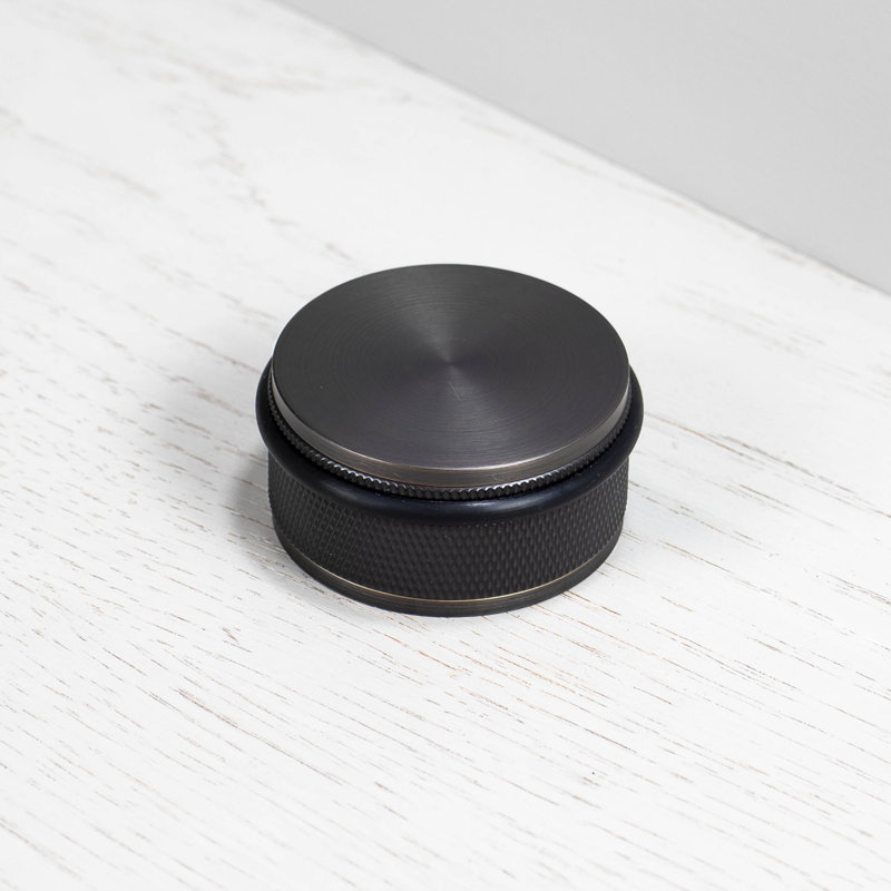 Floor Mount Stop, Smoked Bronze