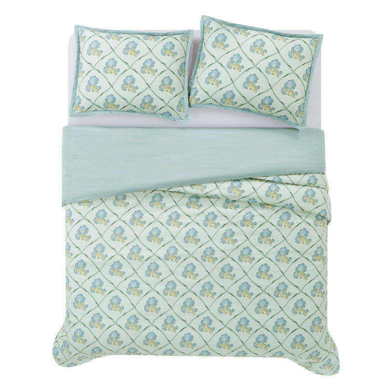 Ensemble d'édredon Brooklyn Loom Olivia Brooklyn, Édredon simple + 1 taie décorative standard