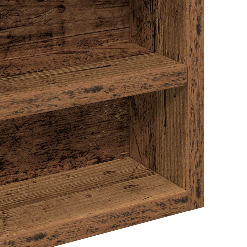 1-3 Solid Wood Rectangle Accent Cabinet, Old Wood