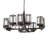 12 - Light Dimmable Wagon Wheel Chandelier