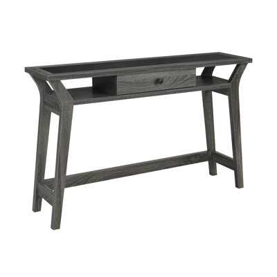 Console avec rangement, gris
