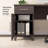 Orkurga 54” Office Desk with Drawer and Cabinet, Computer Office Desk with Storage, Modern Wood, Storm Gray-1803098677