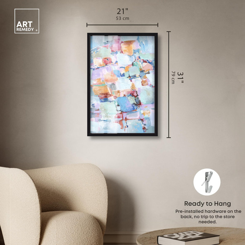 «Stronger with You Modern Decor Shadowbox» par Art Remedy, H 31 po x l 21 po, Noir