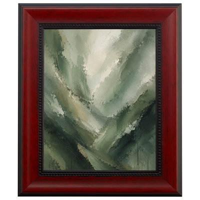 12 x 15 Picture Frame, Red Queen Ann Style , 1.75" Wood Moulding, Glass, Hanging Hardware