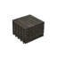 Carreaux de terrasse entrelacés à rayures, bois d'acacia gris clair carré 12 po x 12 po-122988012