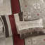Ensemble de literie pour grand lit 7 pièces - très grand édredon rouge avec coussins décoratifs-117584370-117584369