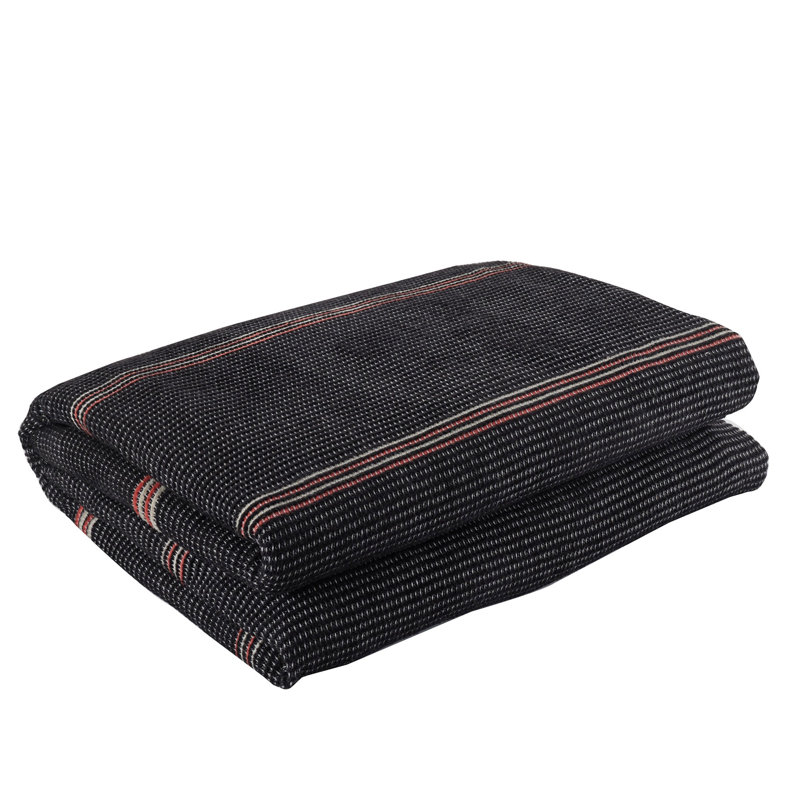 Couverture 100% coton Camdenton, Noir