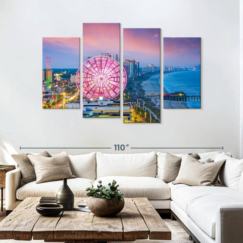 Lynelle Myrtle Beach Lights, 54" H x 84" W