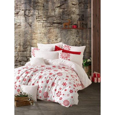 Cotton Floral Duvet Cover Set