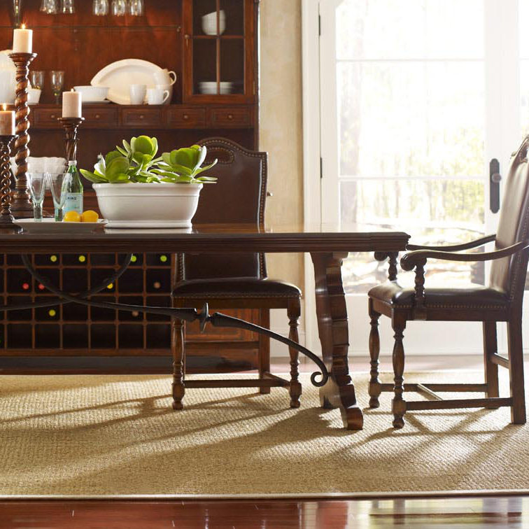Sherwood Oak Leather Arm Chair