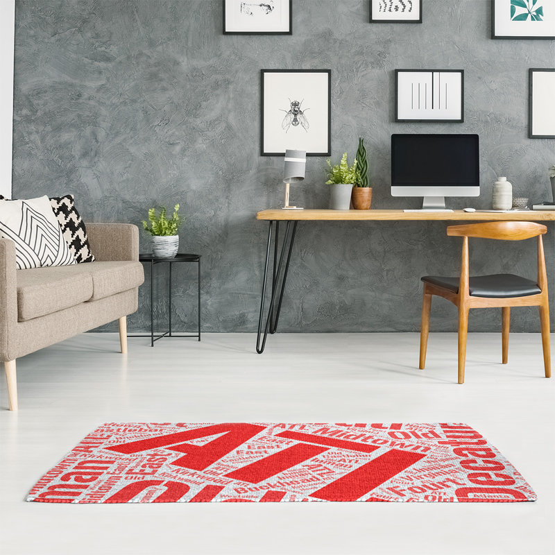 Chenille Indoor Rug, Rectangle 4' x 6'