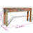 Console Table with 3 Drawers Reclaimed Wood