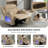 Power Swivel Rocker Recliner With Adjustable Headrest, Nursery Chair With Massage And Heat, Usb A&c Ports, Armrest Storage, Ambient Light-1341554366