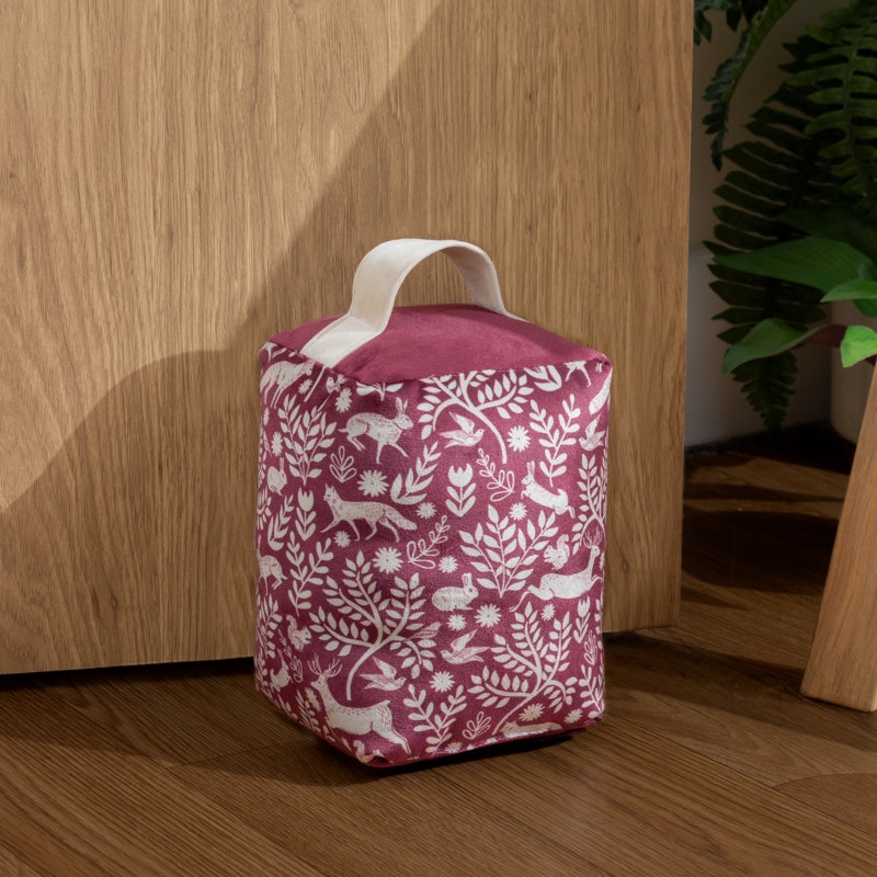 Skandi Woodland Polyester Weighted Floor Stop