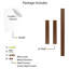 Preston 3 Piece Picture Ledge Wall Shelf