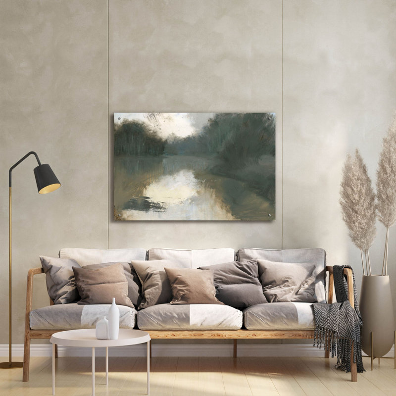  «Moody Landscape» par James Wiens, art mural en verre acrylique, 36 po x 24 po, H 24 po x l 36 po x P 0,2 po