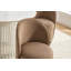 Ensemble de 1 fauteuil demi-tonneau de cuisine et de salle à manger rembourrés-225897597