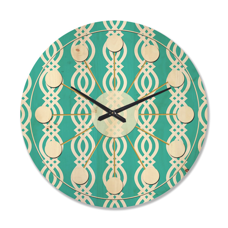 Solid Wood Wall Clock, Large
