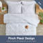 Ensemble d'édredon plissé avec draps Bed-in-a-Bag-103134070-103134054