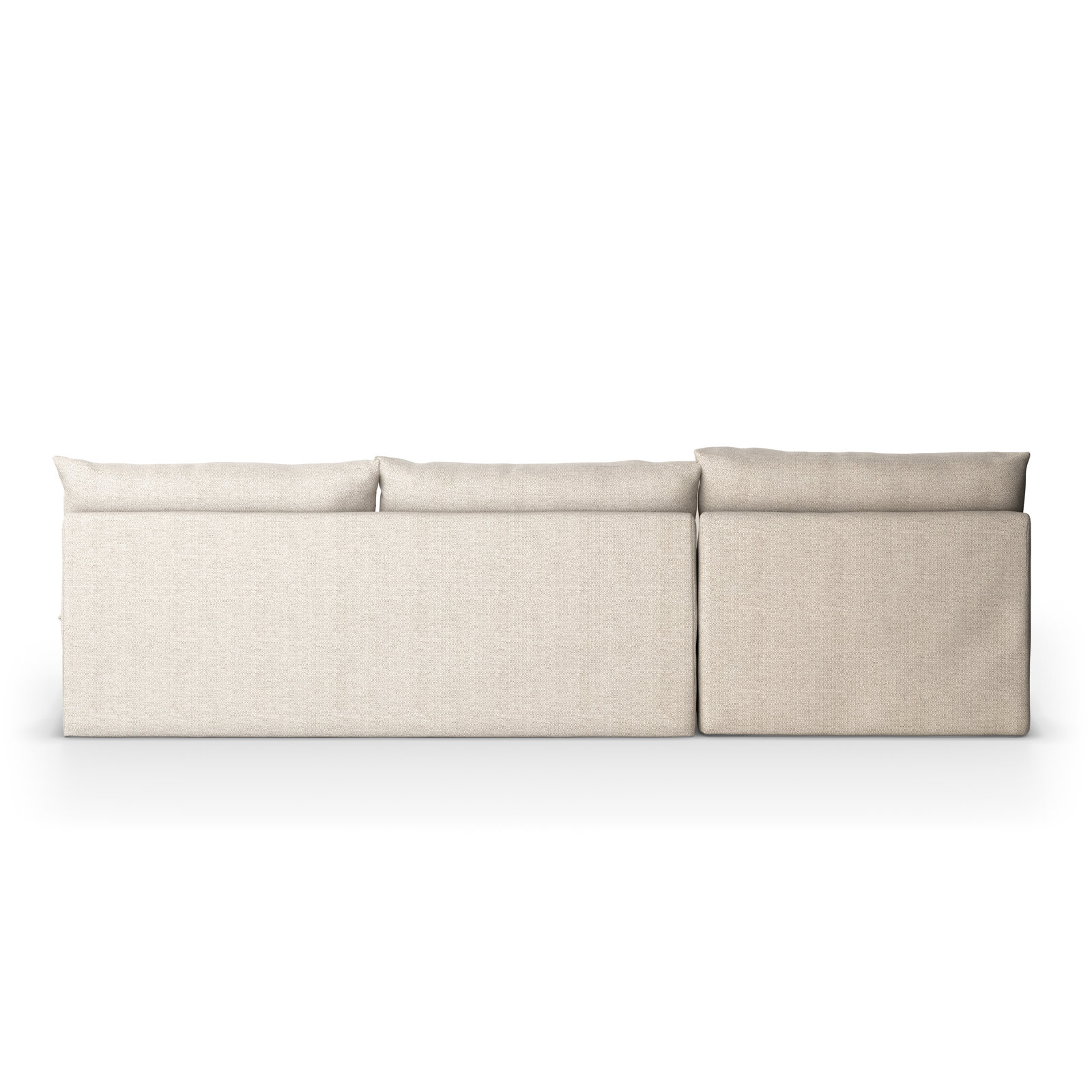 Ammon 111" Patio Sectional, Faye Sand