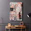 Tangerine et bleu sarcelle I - Cavas enveloppés de galerie-545472223