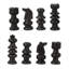 Jeu d'échecs noir Saluda