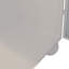 Armoire de rangement en verre 47,25 po du sol au plafond pour la cuisine, le salon et la salle de bain (blanc)