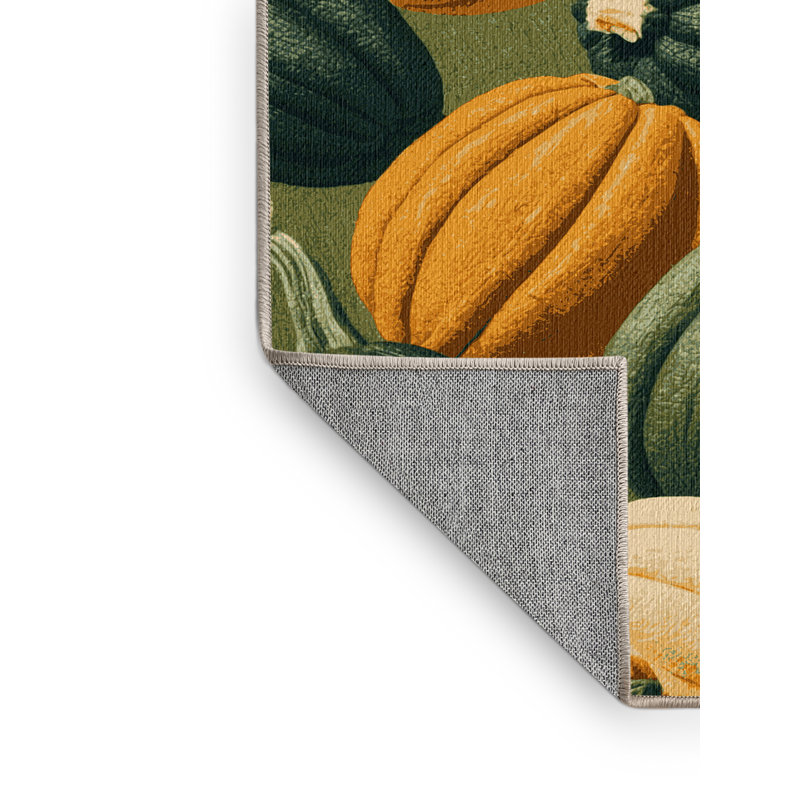  Tapis lavable lavable kabocha, Carré 7 pi