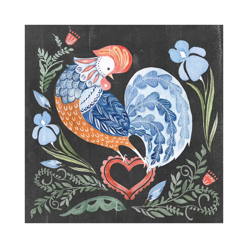 Welcome Folk Garden I by Jennifer Paxton Parker - Wrapped Canvas Gallery-Wrapped Canvas Giclée, 66.04cm H x 66.04cm W