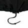 Claire Black Solid Fire Pit Cover with Drawstring Closure