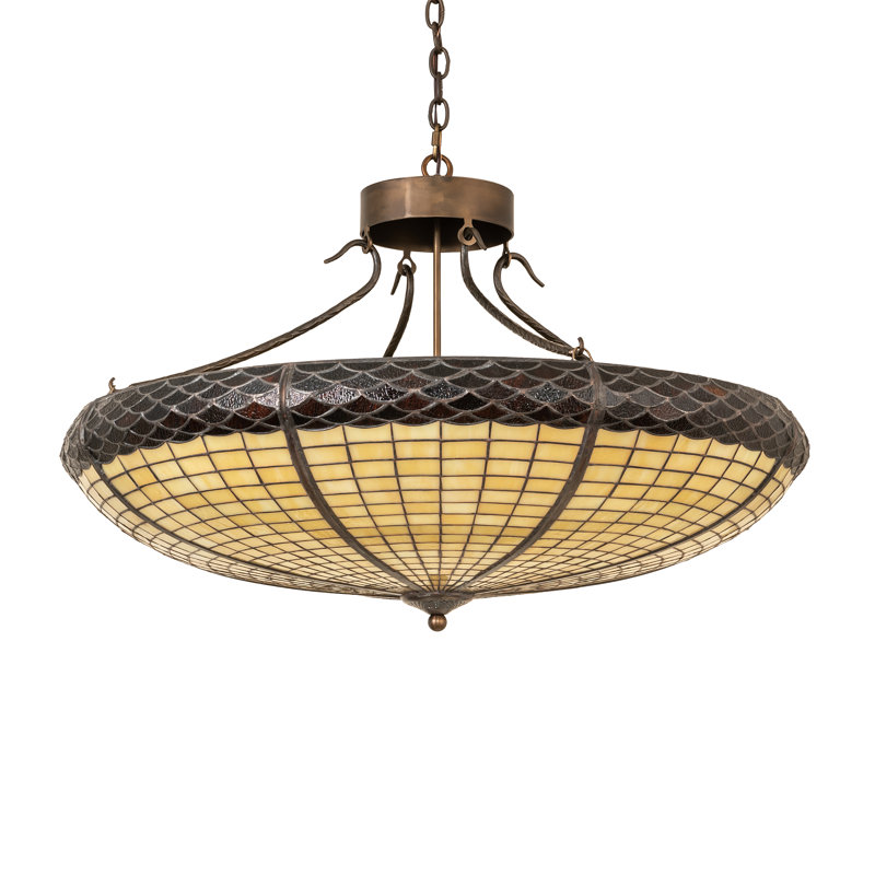 Luminaire suspendu bol 6 lumières Greenbriar