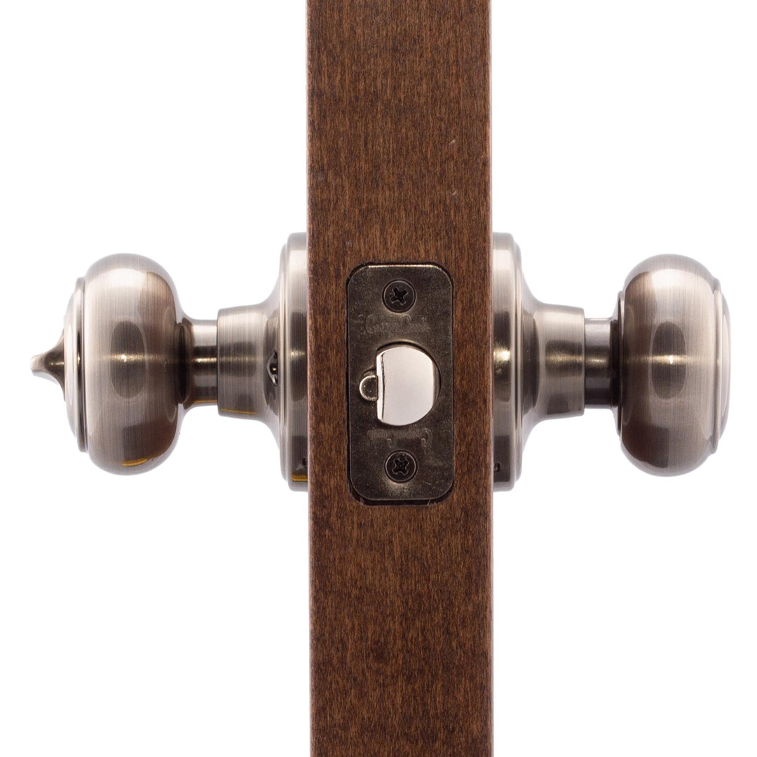 Colonial 2.8'' Diameter Keyed (Entry) Round Knob Copper Creek 