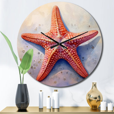 Horloge murale Spinny Starfish III