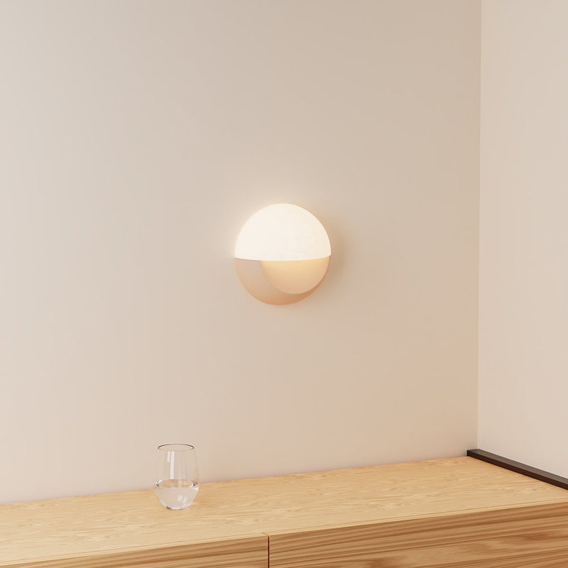 Proton Wall Sconce, Peach