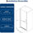 72" x 34" Frameless Pivot Shower Door, 6mm Clear Tempered Glass with Stainless Steel Handle, Easy to Clean-122045844