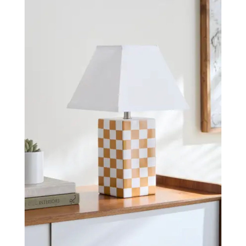 Lampe de table Verrett, Orange