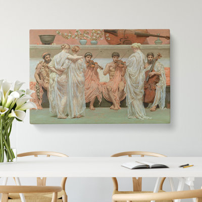 The Quartet by Albert Joseph Moore - Wrapped Canvas