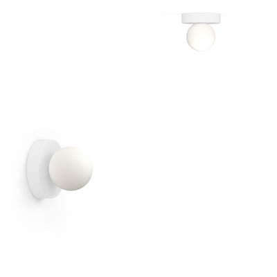 Bola Glass Flush Mounted Sconce