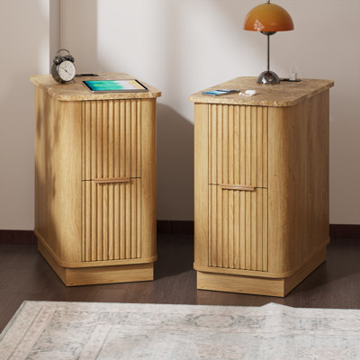 Ensemble de 2 tables de bout Narrow