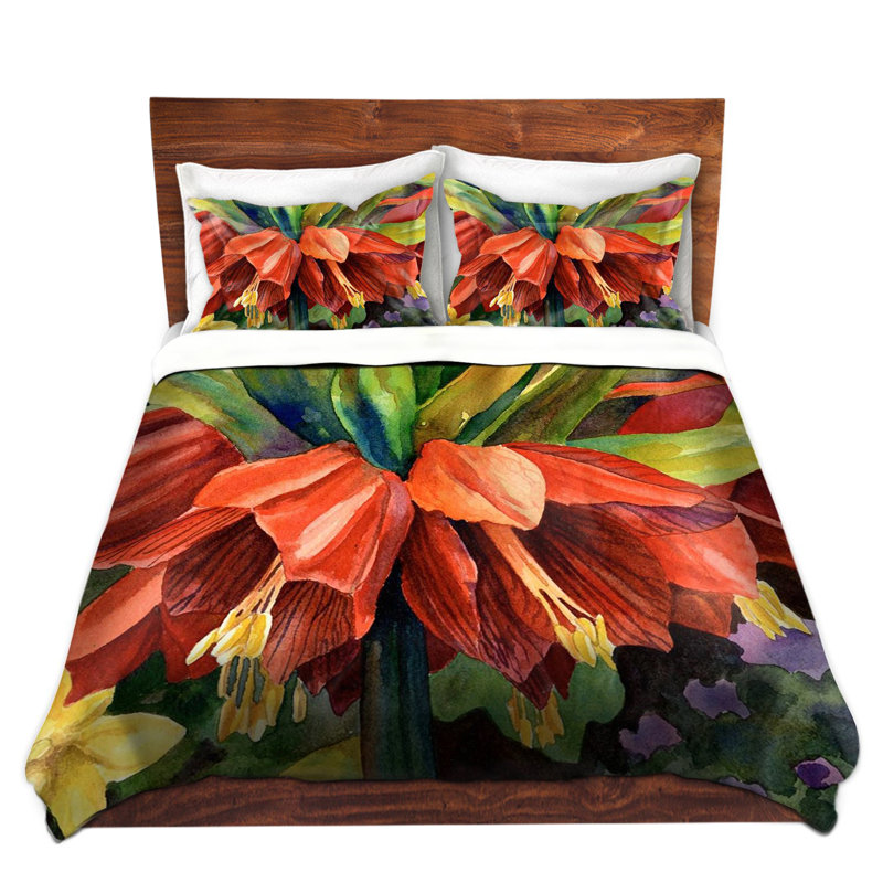 Ensemble de housse de couette Fritillaria, Grand