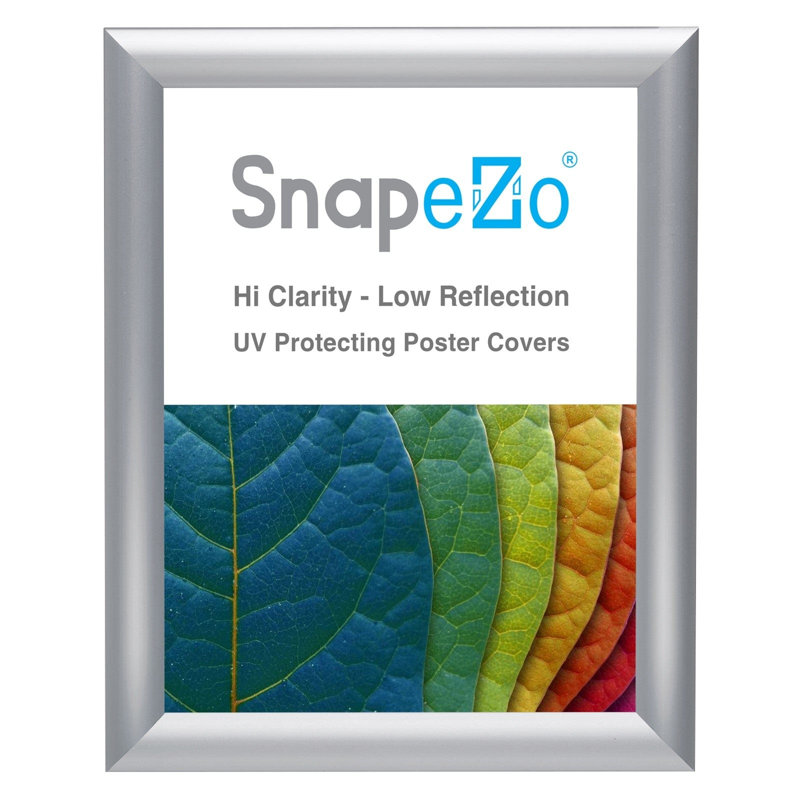 Cadre photo en métal Sleek Series, Argent, L 11 po x H 14 po